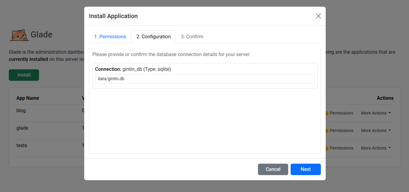 Install App - Configure App
